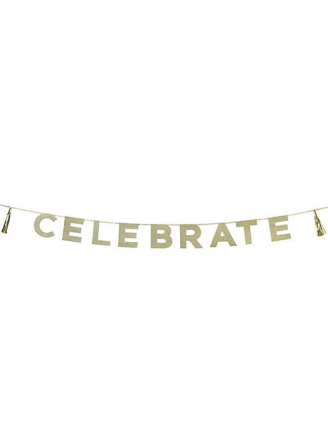 Say It With Glitter Celebrate Banner 2.5meter