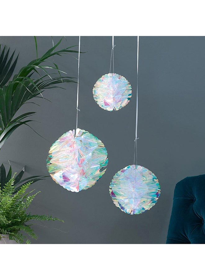 3-Piece Decorative Honeycomb Set