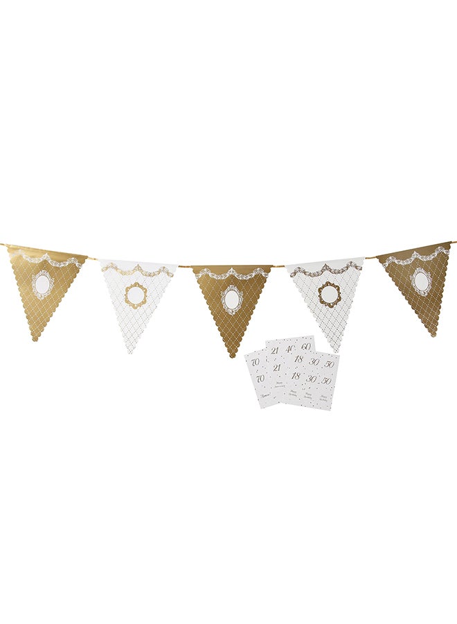 Party Porcelain Bunting 4meter