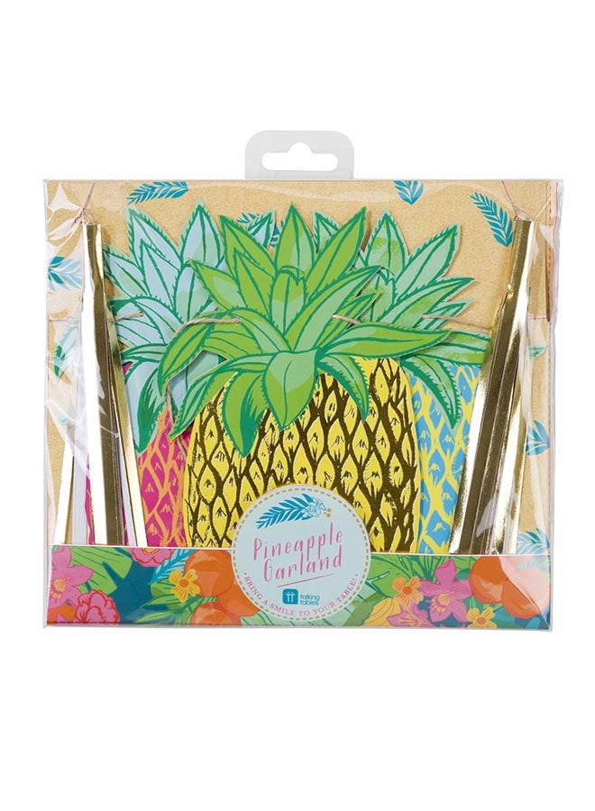 Tropical Fiesta Pineapple Bunting 3meter