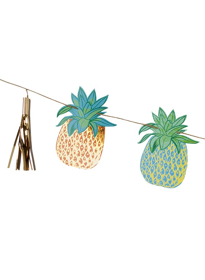 Tropical Fiesta Pineapple Bunting 3meter