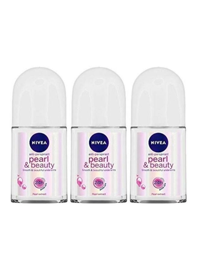 Pack Of 3 Pearl and Beauty Roll On 50ml