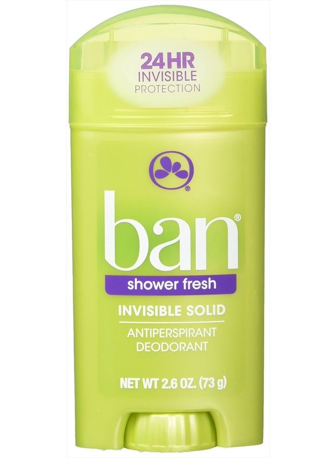 Inv SLD Shower Frsh Size 2.6z Ban Shower Fresh Invisible Solid Deodorant