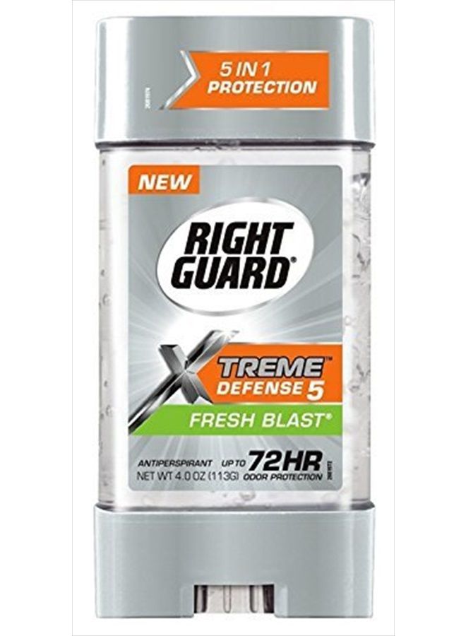 Total Defense Anti-Perspirant Deodorant Power Gel Fresh Blast 4 oz (Pack of 4)