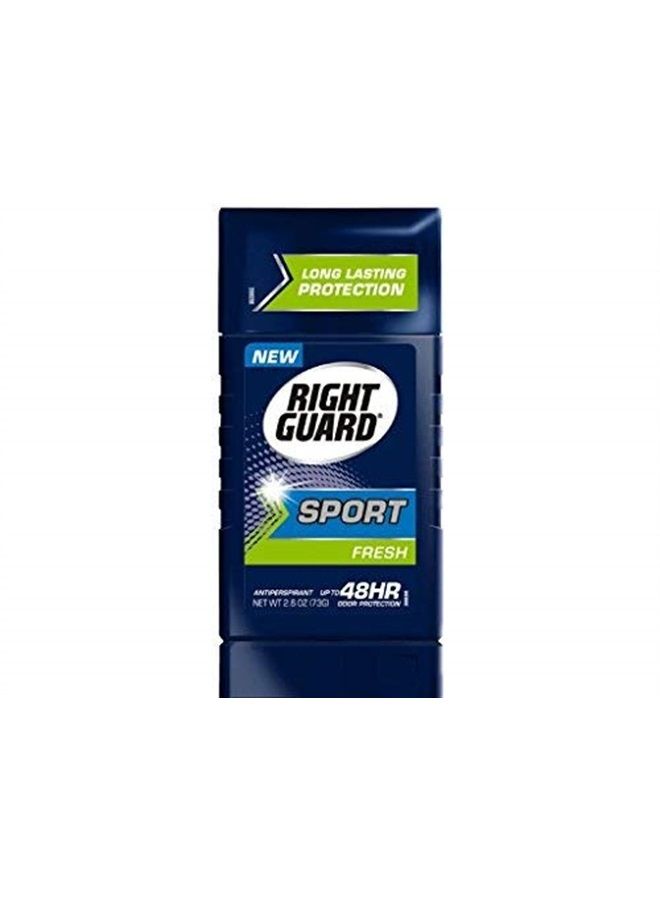 RIGHT GUARD Sport Antiperspirant Up to 48HR, Fresh 2.6 oz (Pack of 2)