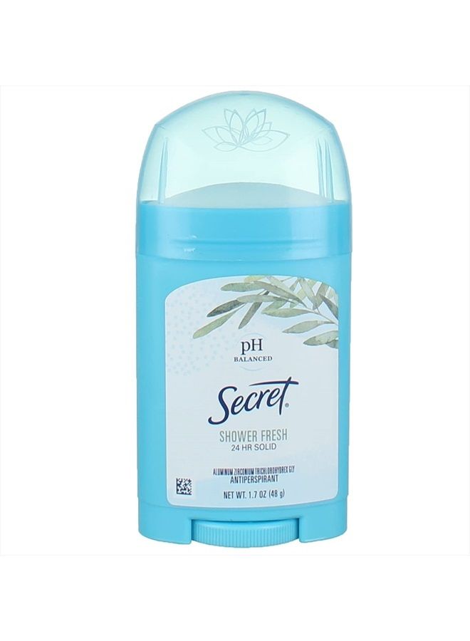 Anti-Perspirant Deodorant Solid Shower Fresh 1.70 oz (Pack of 2)