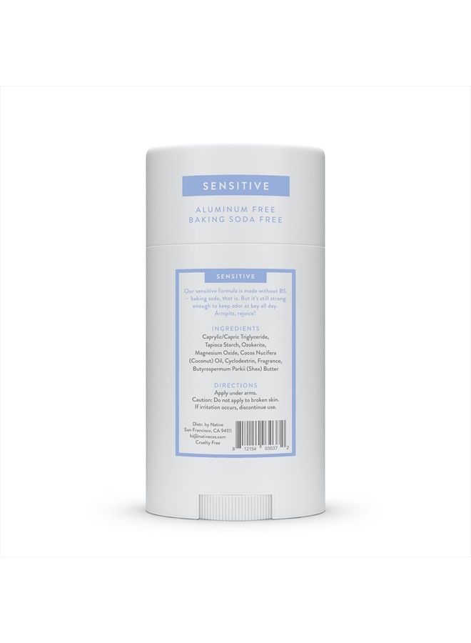 Sensitive Deodorant | Natural Deodorant for Women and Men, Aluminum Free, Baking Soda Free, Phthalate Free, Talc Free, Coconut Oil and Shea Butter | Cotton & Lily (Sensitive)