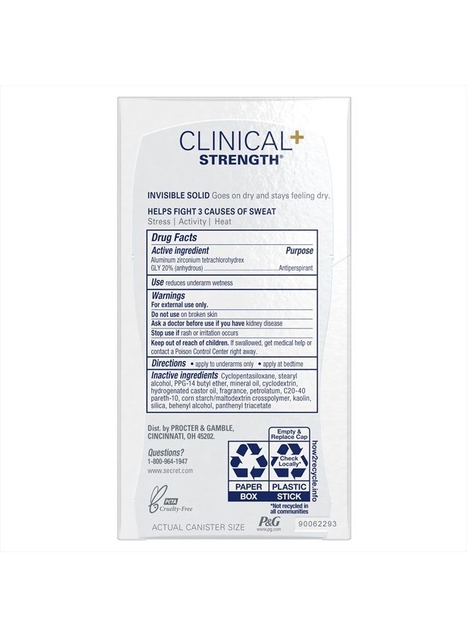 Clinical Strength Clear Gel Deodorant Stress Response, 1.6 Oz (Pack of 2)