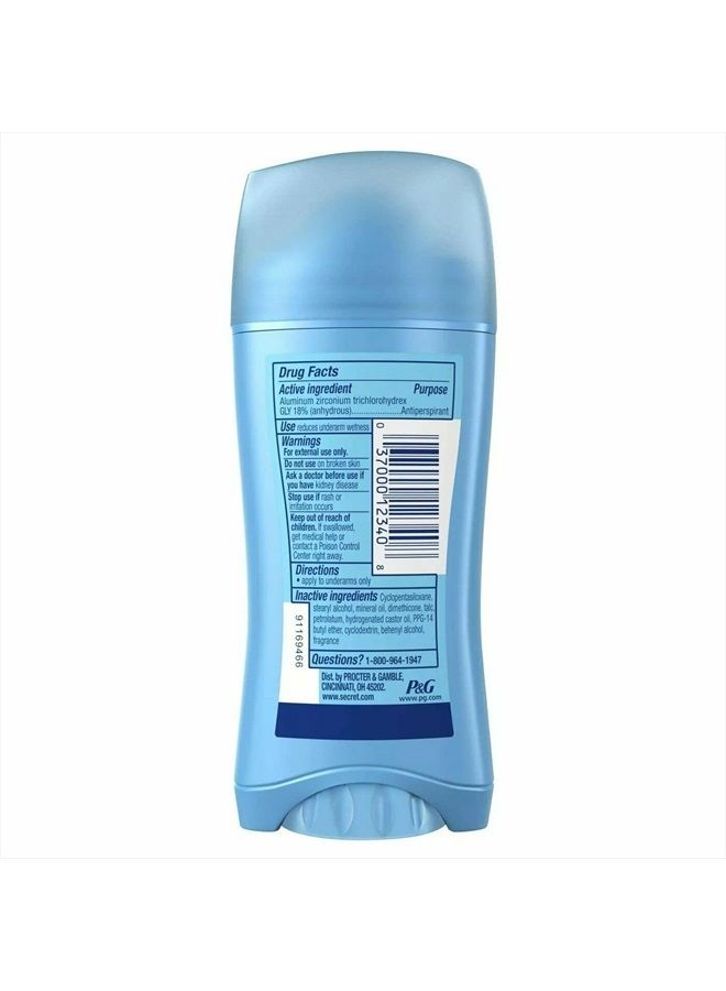 Sld Inv Unscnted Size 2.6z Secret Unscented Invisible Solid Antiperspirant Deodorant
