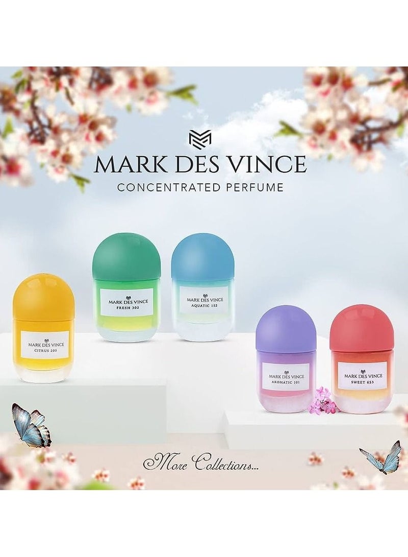 Mark Des Vince Aquatic 151 Long Lasting Concentrated Perfume For Men and Women 15ml