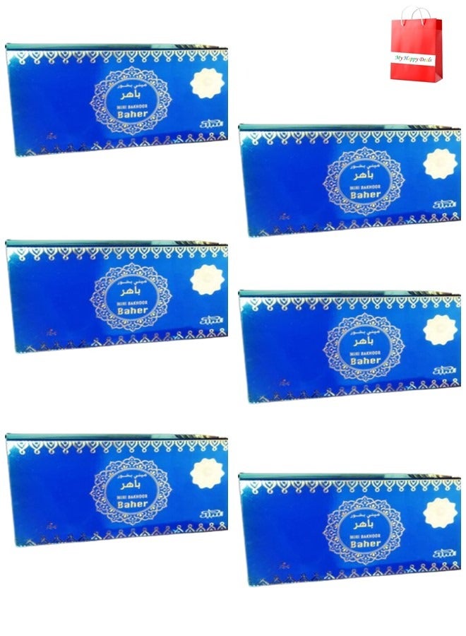 6Pcs Nabeel Mini Bakhoor Baher Incense 36 GM