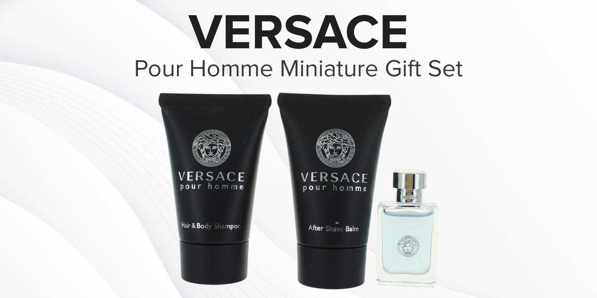 Pour Homme Gift Set Miniature 5, Hair And Body Shampoo 25, 1x After Shave Balm 25ml