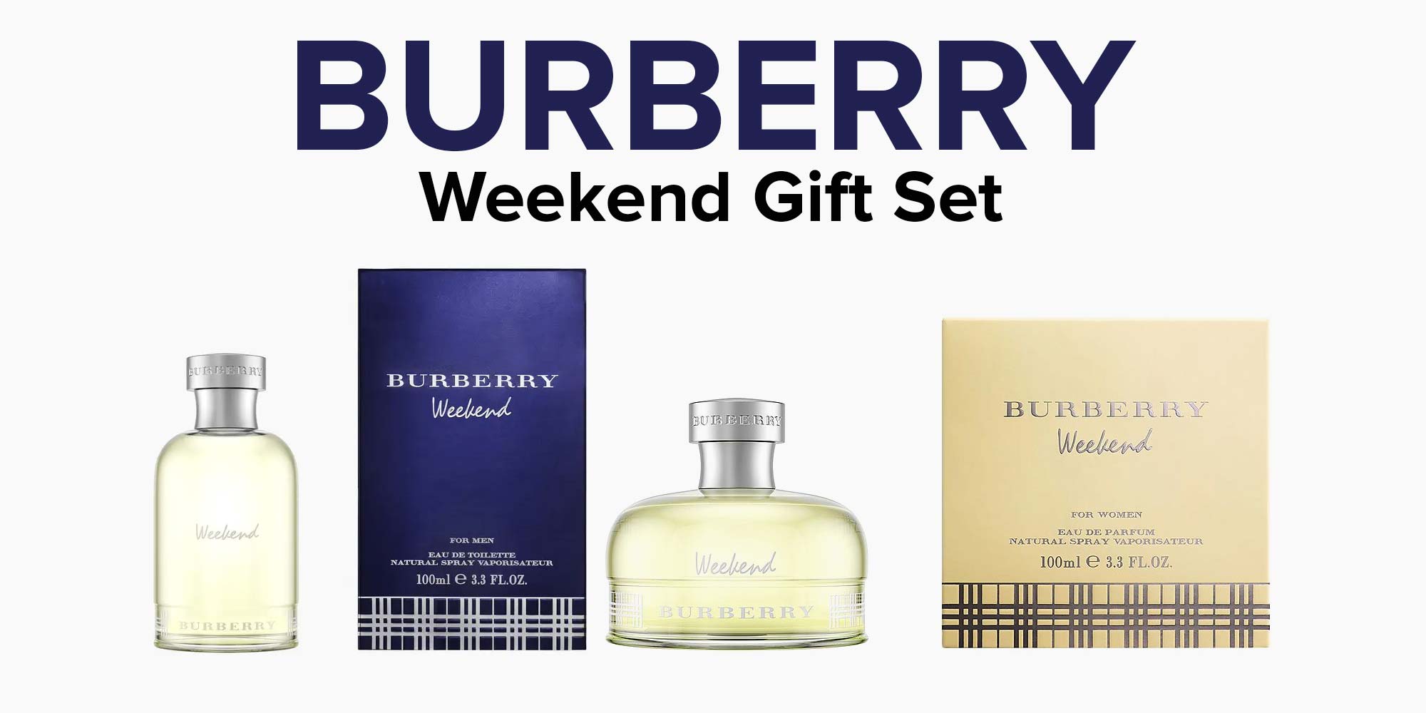 Weekend Gift Set EDT For Women 100 Ml, EDT For Men 100ml