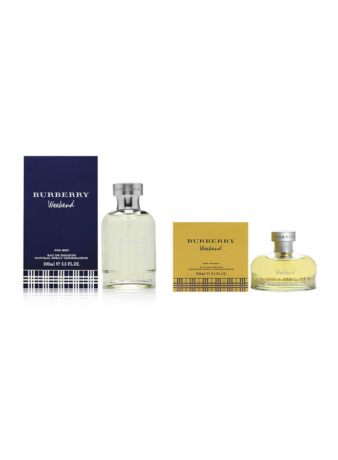 Weekend Gift Set EDT For Women 100 Ml, EDT For Men 100ml