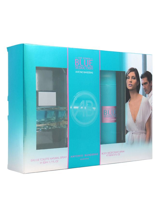 Blue Seduction Gift Set (EDT 1.7 oz, Body Deodorant 5 oz)