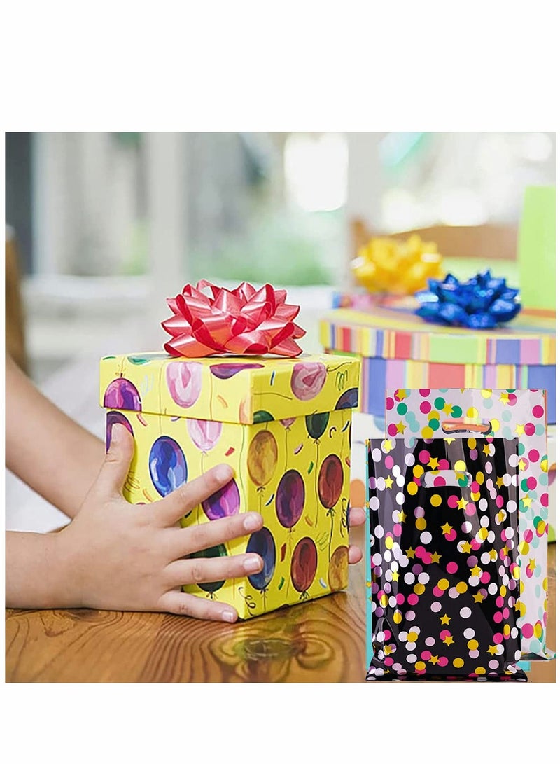 60 Kids Party Favors Bags Assorted Favor Birthday Goodie Candy in Double Colors Goody for Birthdays New Years Graduations Anniversaries Baby Showers