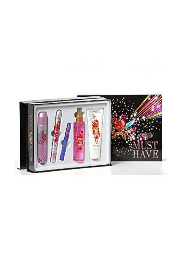 Must Have Heartbreaker Women 5 Pc Gift Set 3.4Oz Edp Spray 1.17Oz Edp Spray 0.5Oz Edp Spray 6.7Oz Body Spray 6.7Oz Body Splash I0120738