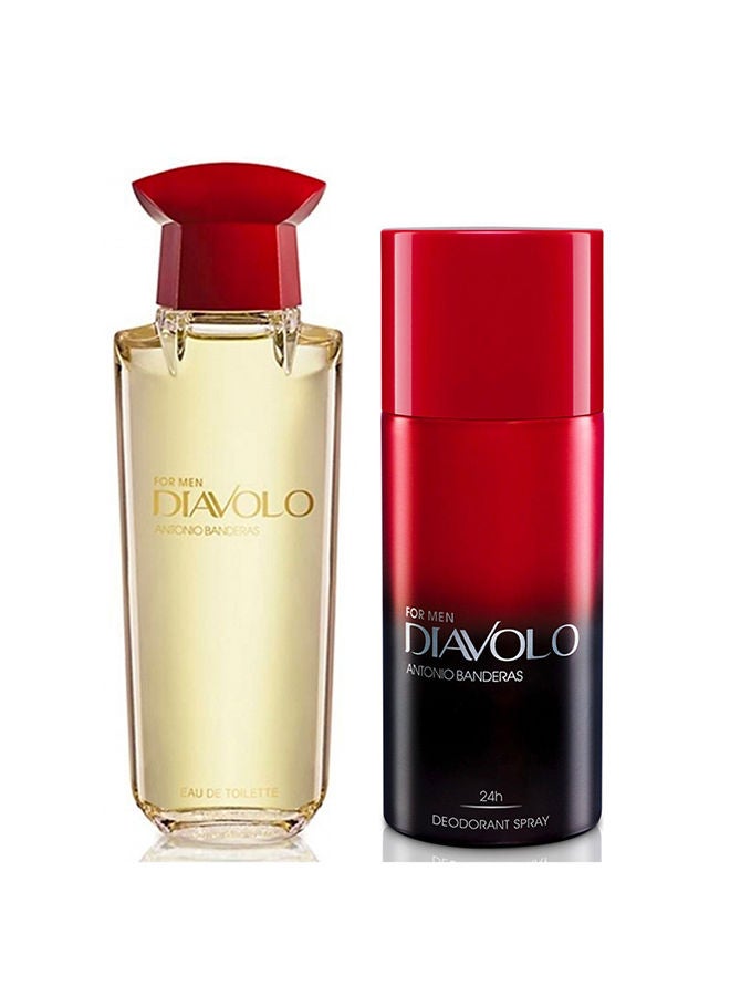 Antonio Banderas Diavolo Men Set Edt 100Ml +150Ml Deo
