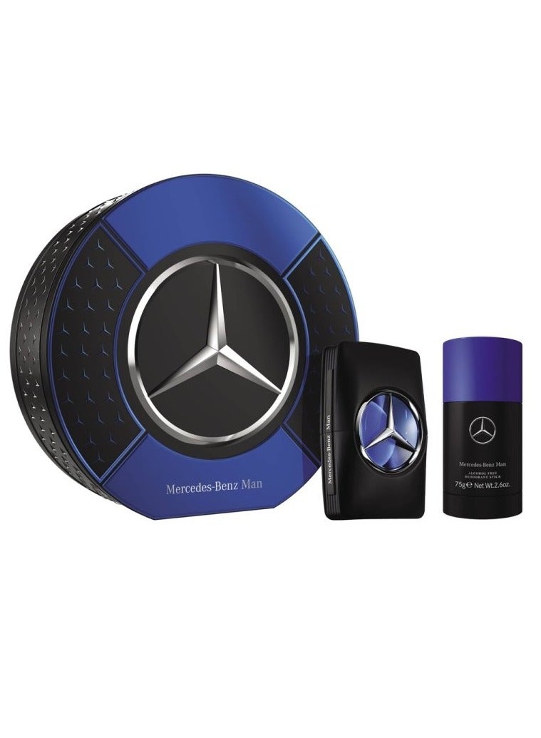 Mercedes-Benz Gift box Mercedes- Benz MAN Coffret (EDT 100ml + Deo Stick 75gr) - INCI Beauty