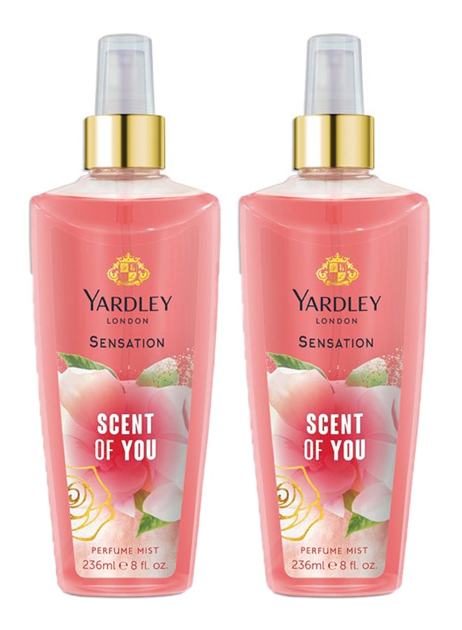 Sensation Body Mist Fruity 236ml Pack Of 2