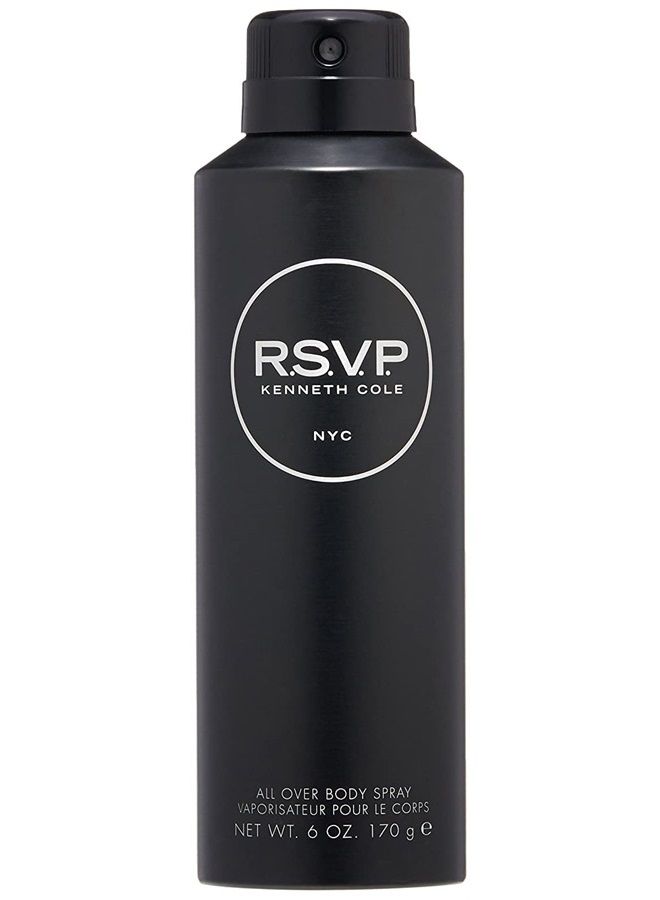RSVP Body Spray for Men, 6 Oz