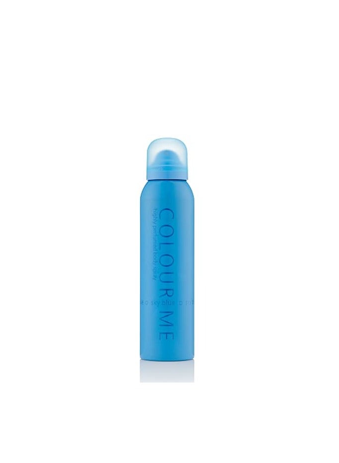 Colour Me Sky Blue Casket fragrance 100ml/Body Spray