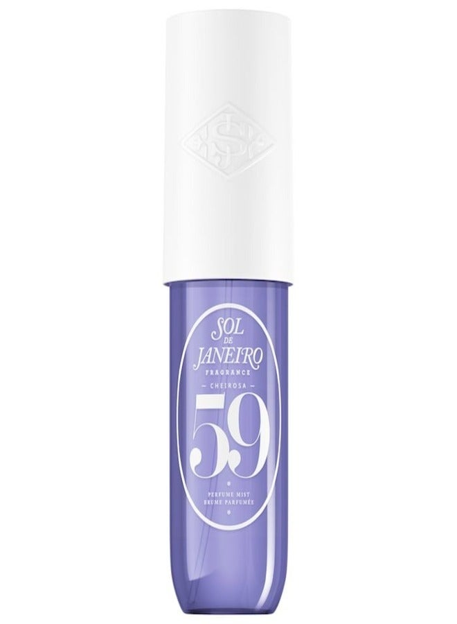 Sol de Janeiro Cheirosa 59 Perfume Mist - 90ml | Warm & Spicy Gourmand Fragrance with Notes of Caramelized Vanilla, Toasted Macadamia, and Sea Salt