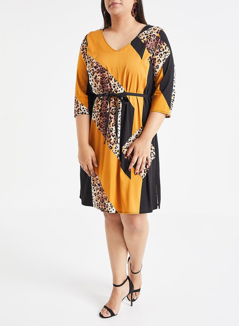 Koikeenan 3/4 Sleeve Dress Multicolour