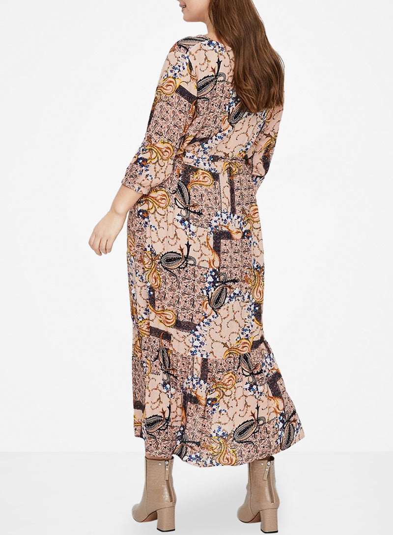 All-Over Printed Dress Multicolour