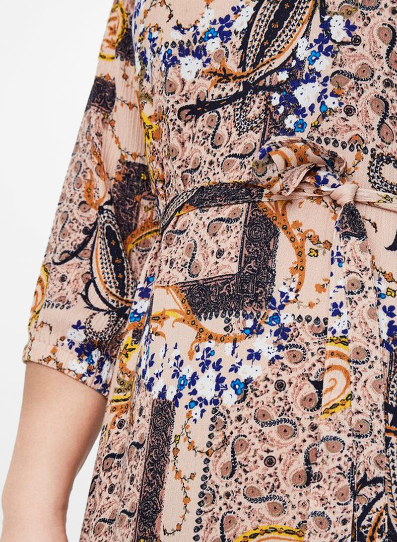 All-Over Printed Dress Multicolour