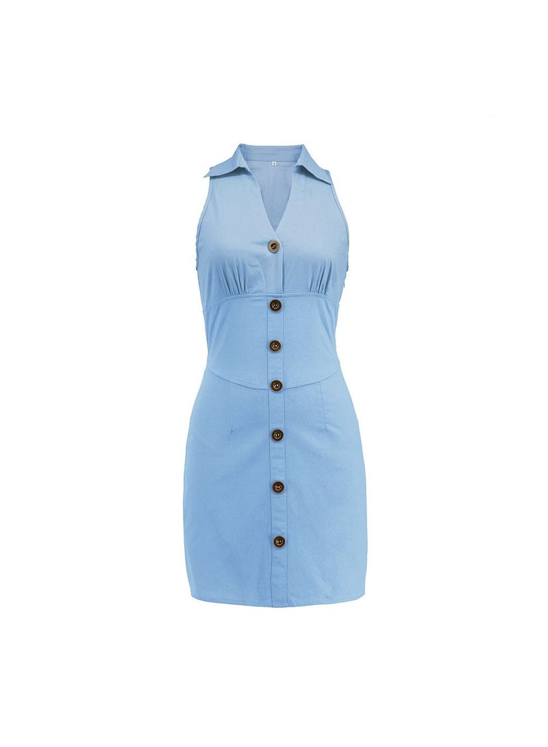 Sleeveless Casual Thin Women's Dress