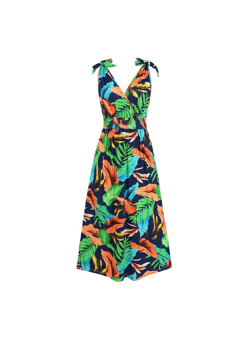 A Fashionable Summer Printed Dress