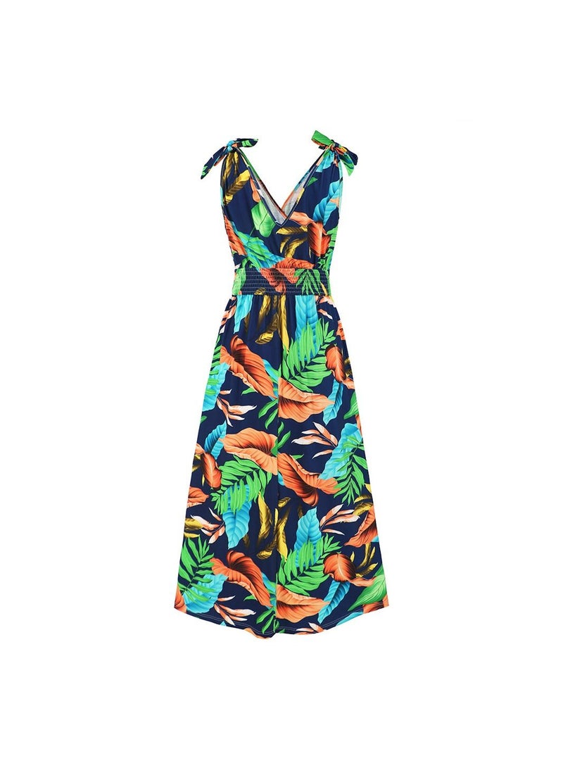 A Fashionable Summer Printed Dress