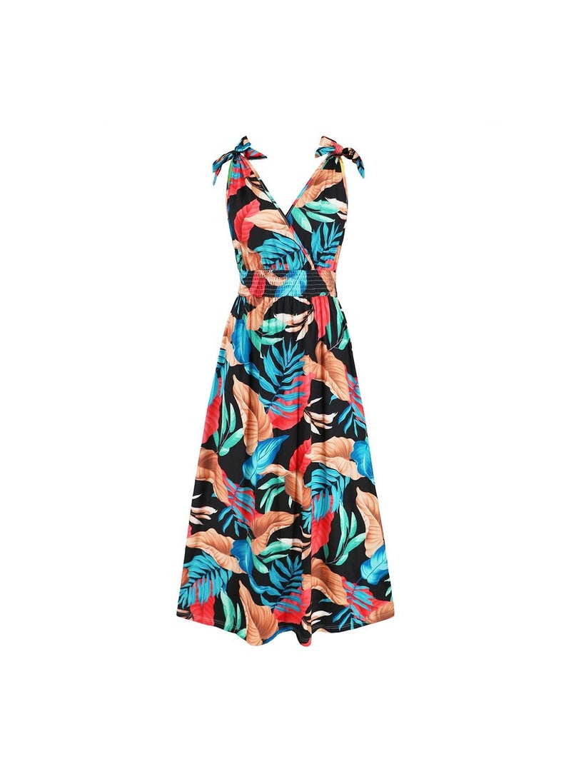 A Fashionable Summer Printed Dress