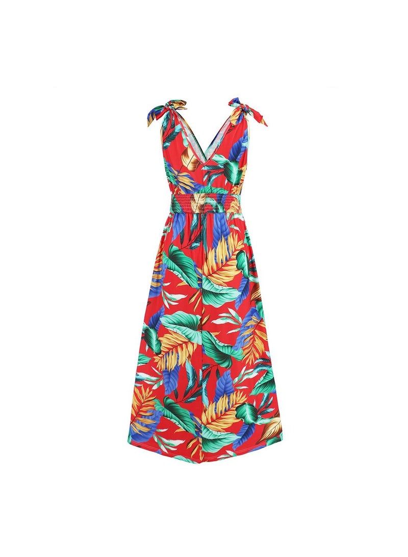 A Fashionable Summer Printed Dress