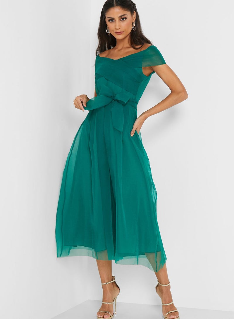 Off-Shoulder Sweetheart Dress