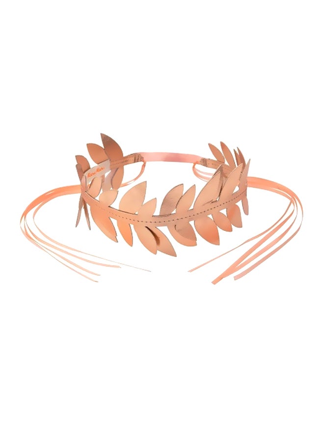 Glitter Leaf Party Crown