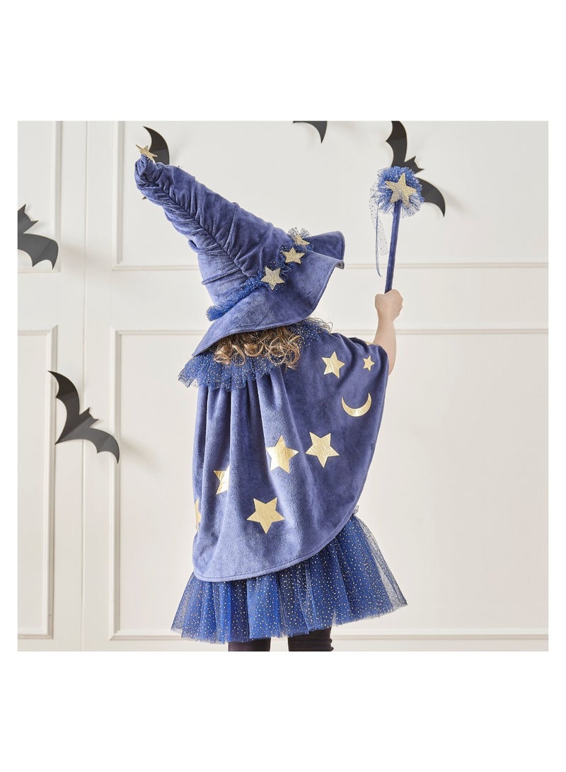 Wizardess Navy Cape