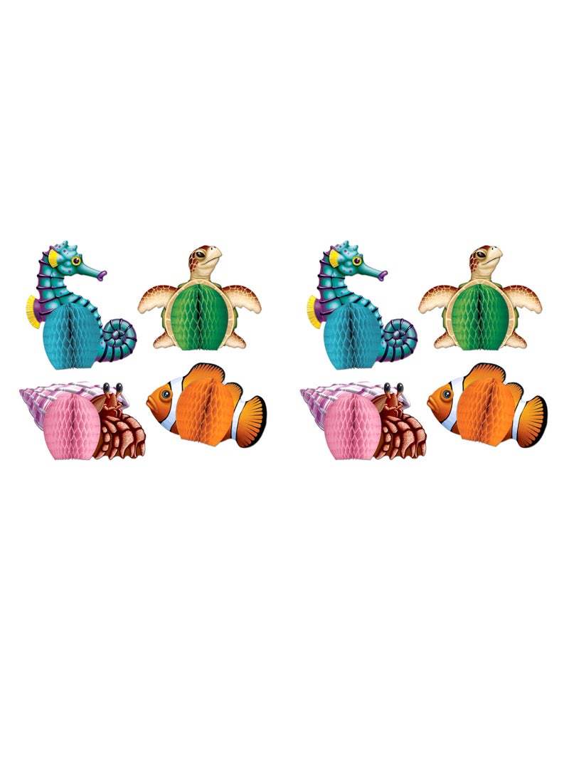 12-Piece Mini Sea Creature Centerpiece Set 5.5inch