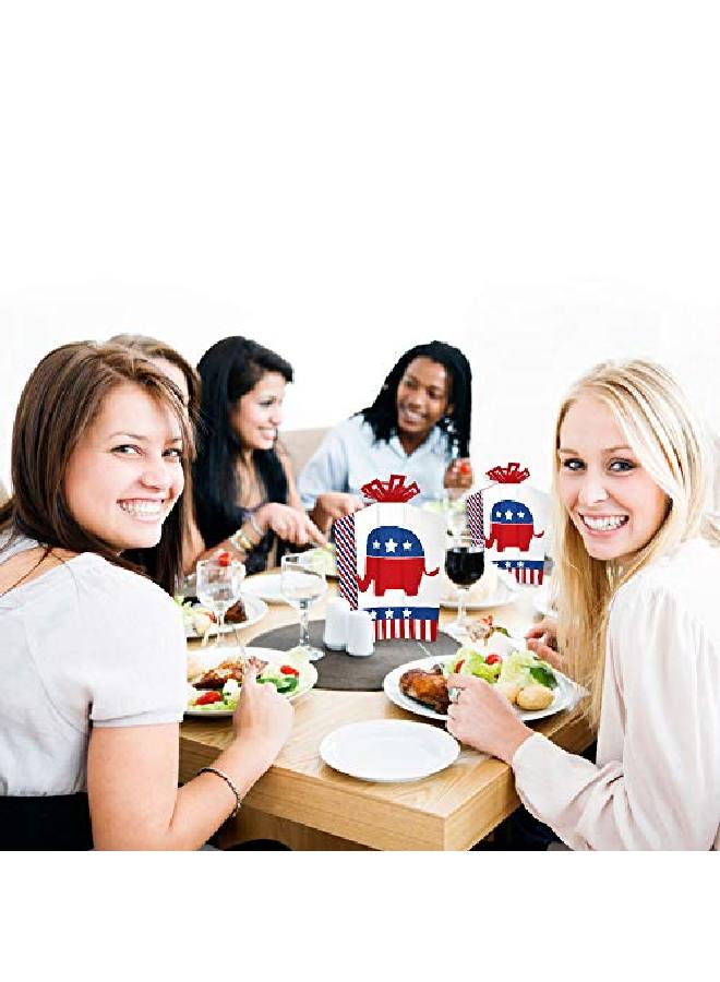 Republican Election Table Decorations Political Party Fold And Flare Centerpieces 10 Count