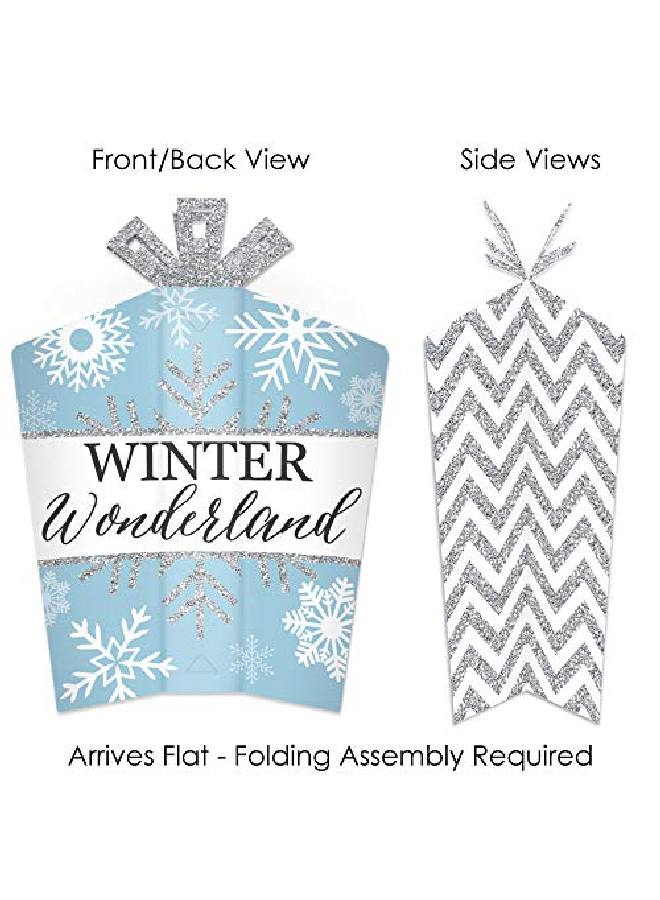 Winter Wonderland Table Decorations Snowflake Holiday Party And Winter Wedding Fold And Flare Centerpieces 10 Count