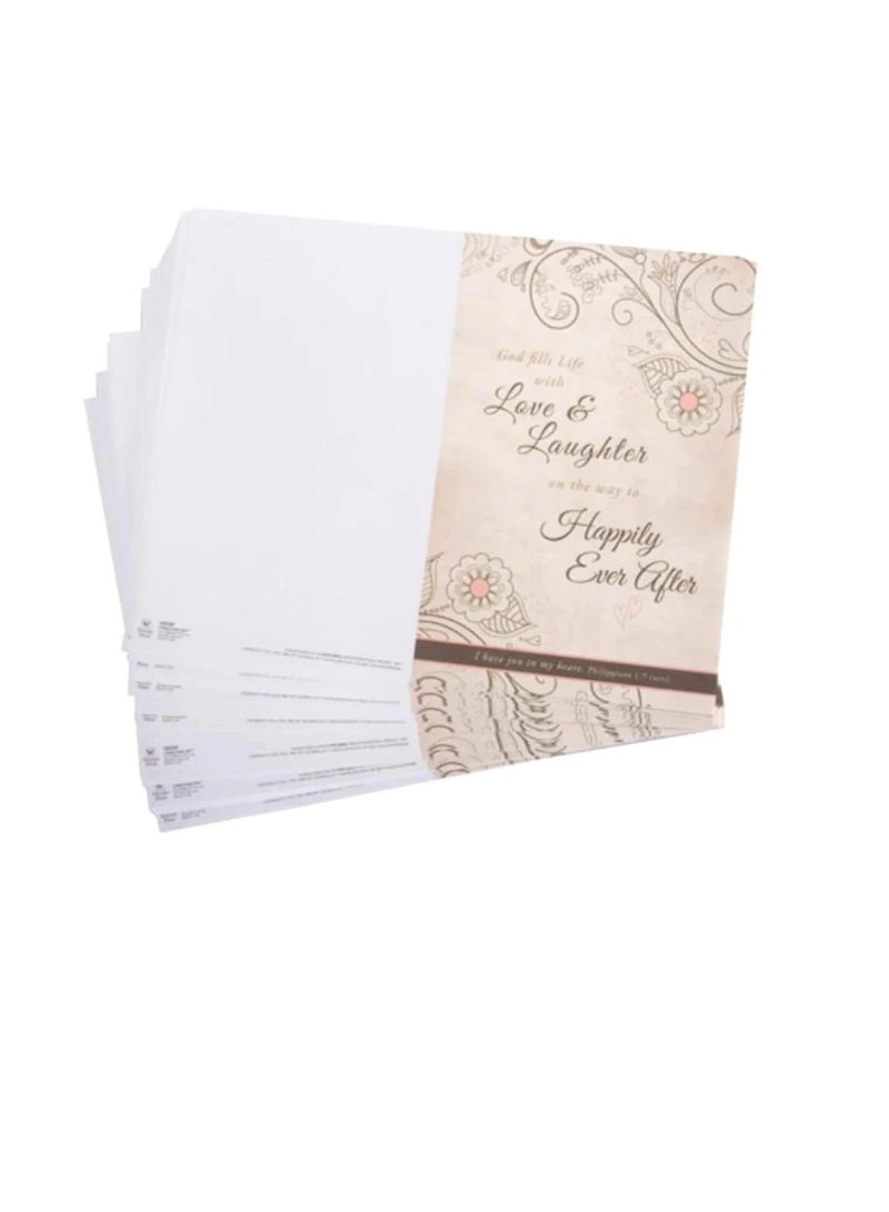 Wedding Programs: Happily Ever After Theme 100 pieces