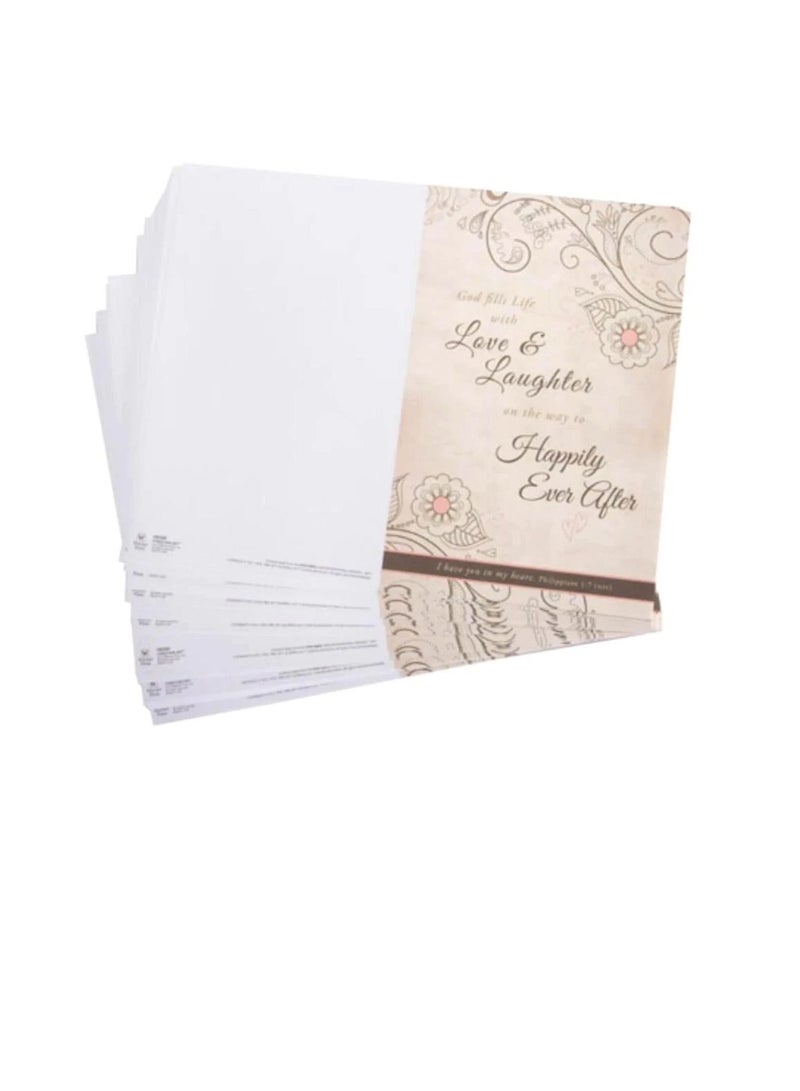 Wedding Programs: Happily Ever After Theme 100 pieces