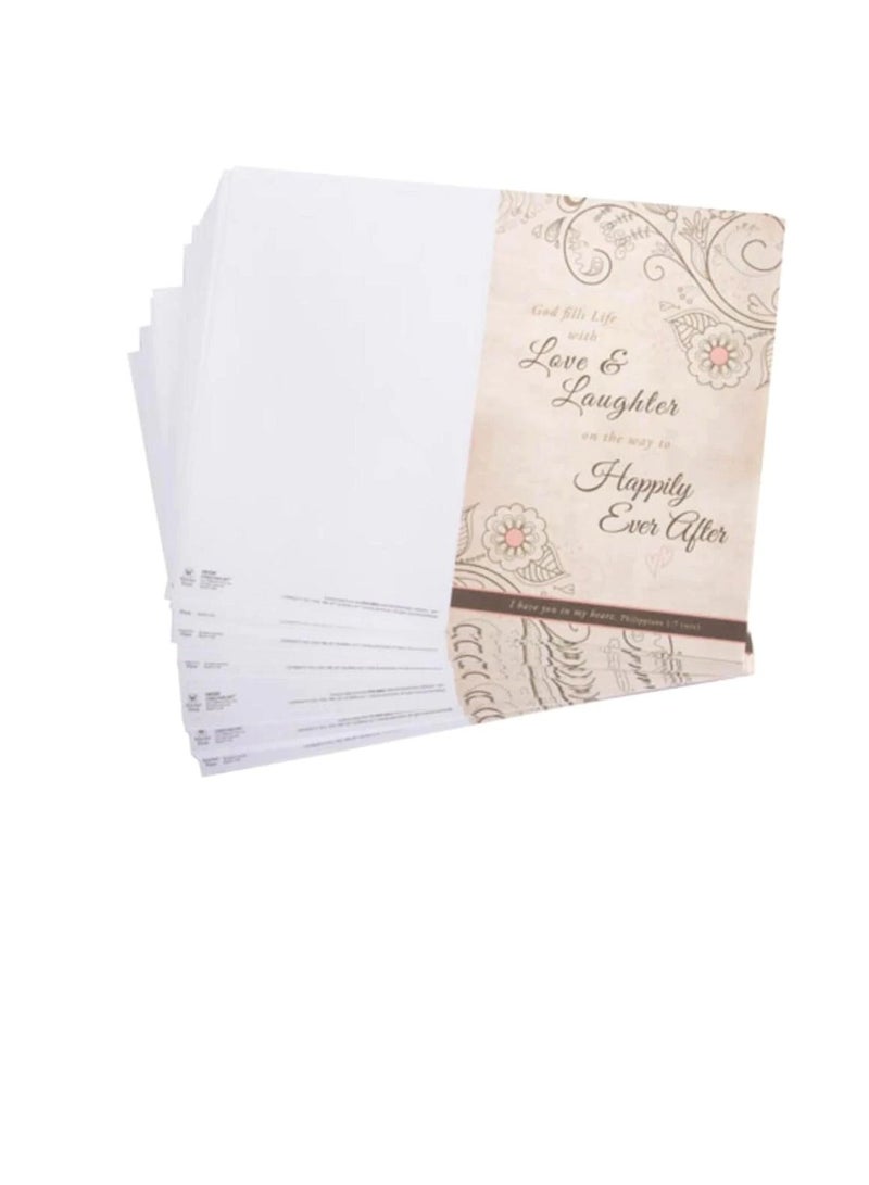 Wedding Programs: Happily Ever After Theme 100 pieces