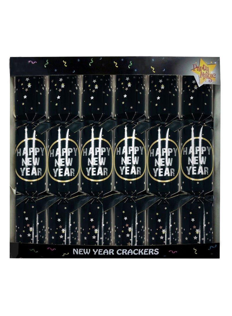 Pack Of 6 Happy New Year Cracker 12inch