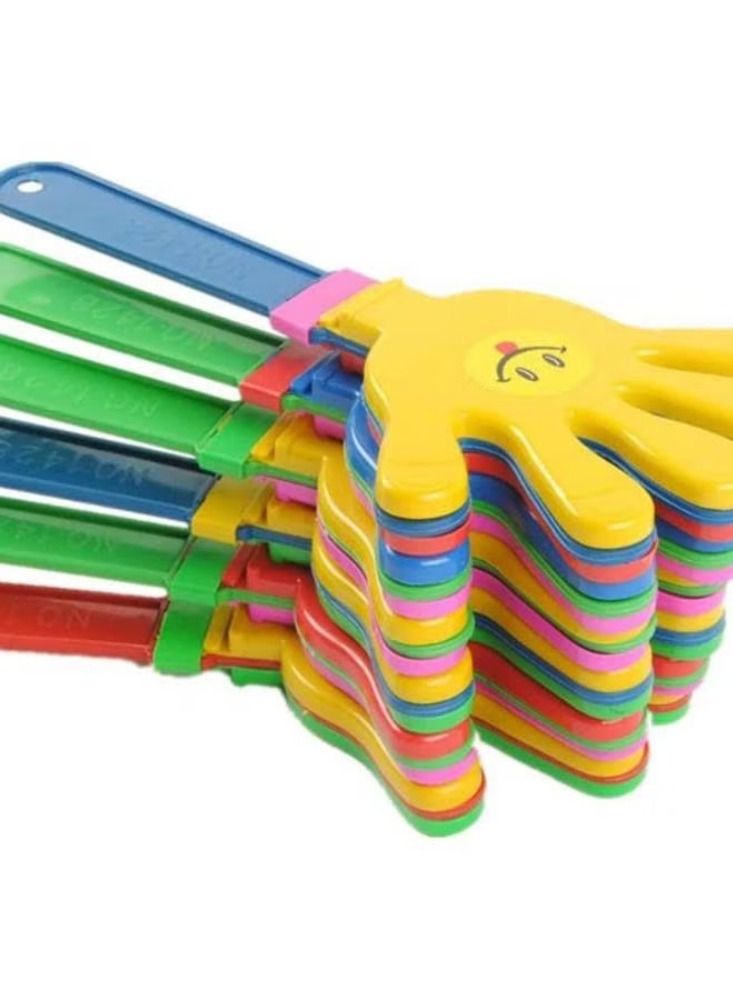 6-Piece Cheering Prop Noise Maker Hand Clapper Set 24centimeter