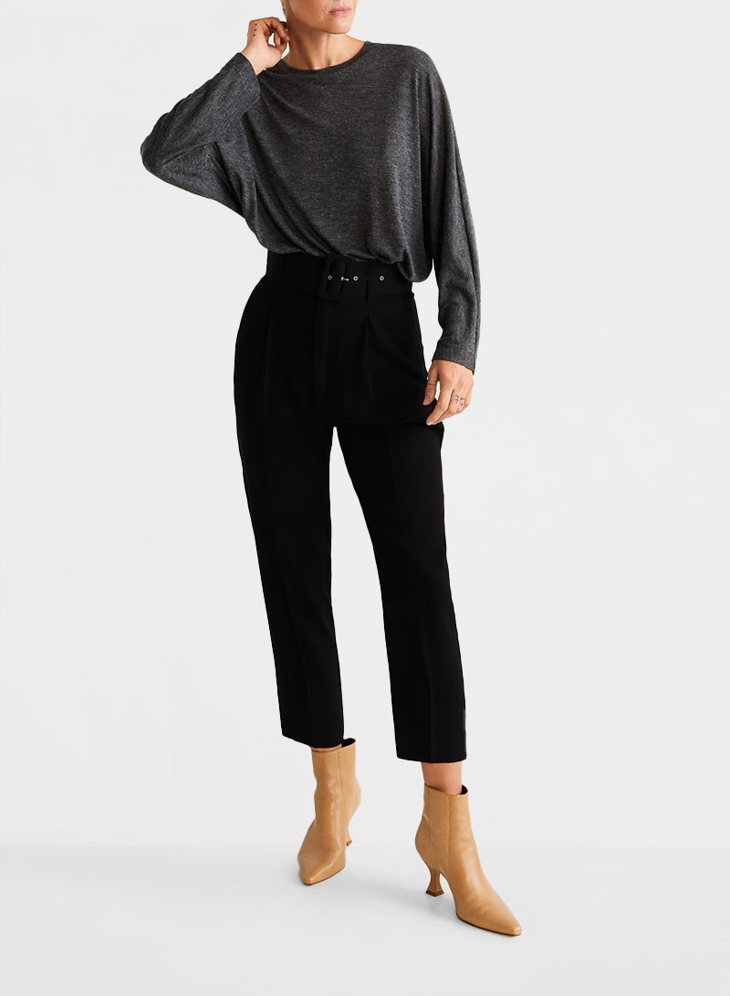 Flecked T-Shirt Dark Grey