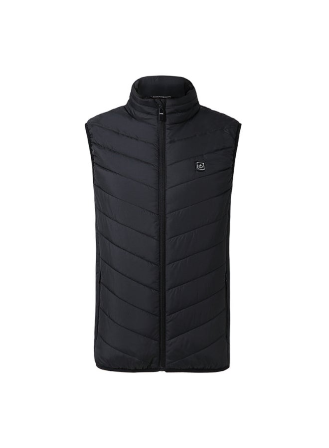 USB Powered Heating Heated Vest Black