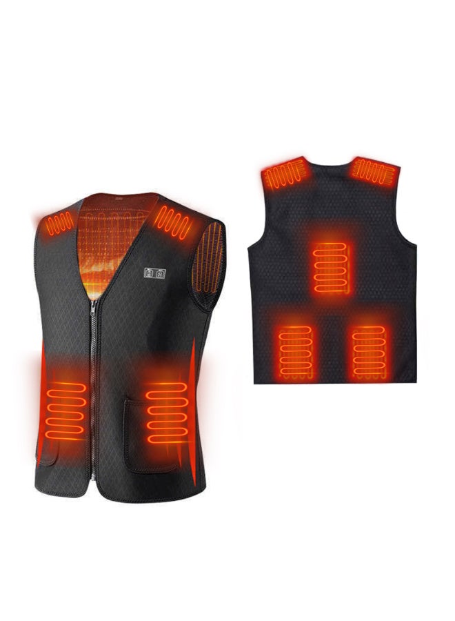 Electric Heated Vest Black