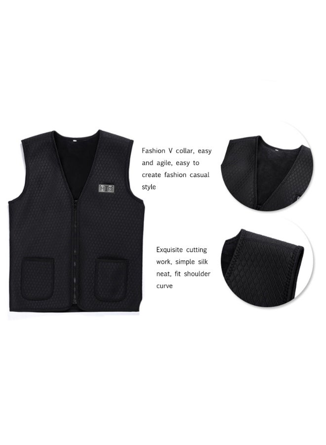 Electric Heated Vest Black